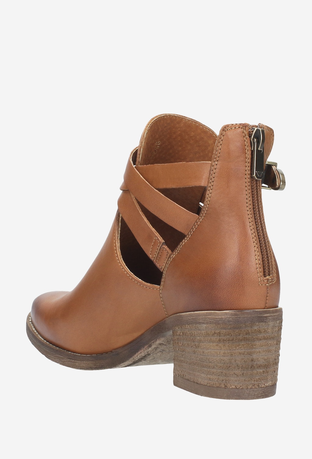 Brązowe botki damskie 9524-53 Widok 4