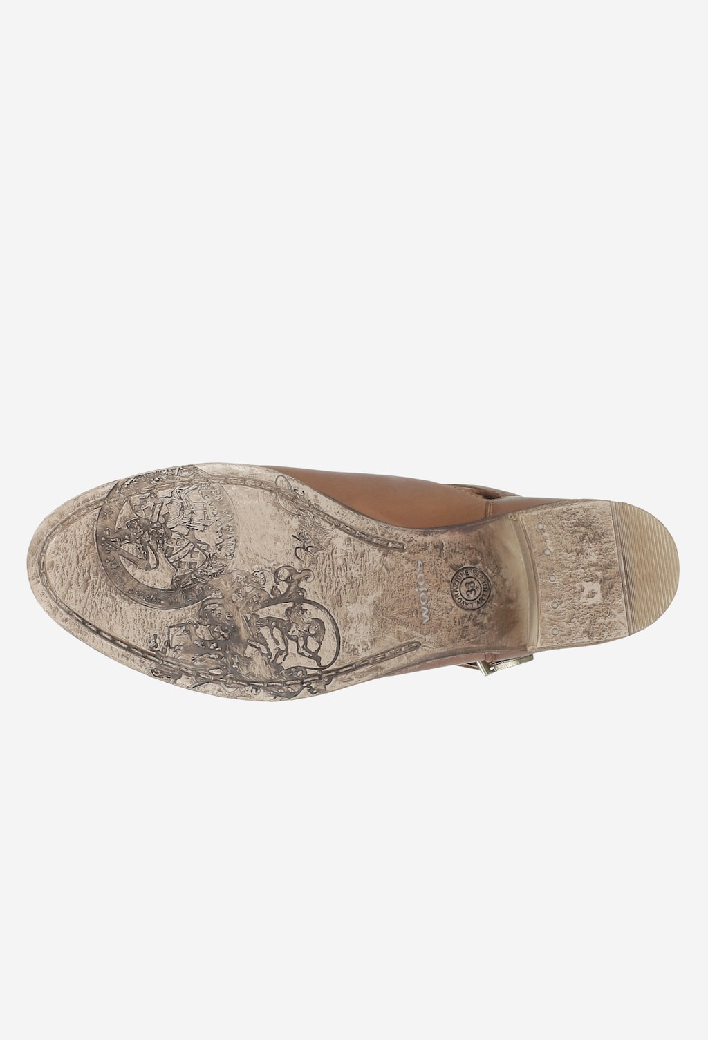 Brązowe botki damskie 9524-53 Widok 6