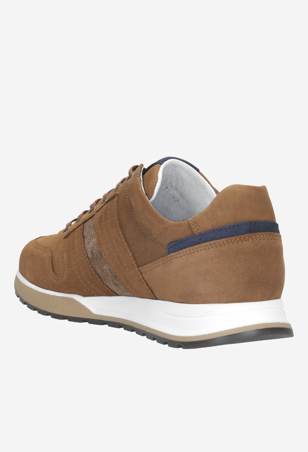 Sportowe jasnobrązowe półbuty męskie 9020-73 Widok 3