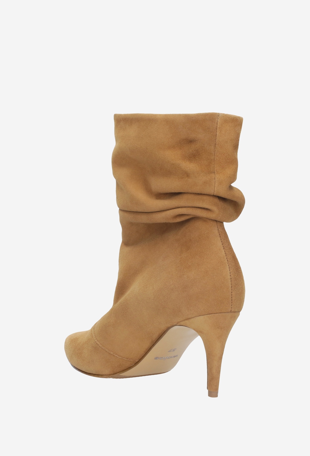 Brązowe botki damskie 9513-63 Widok 4