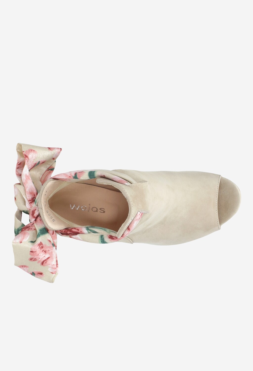 Beżowe botki damskie 9506-24 Widok 4