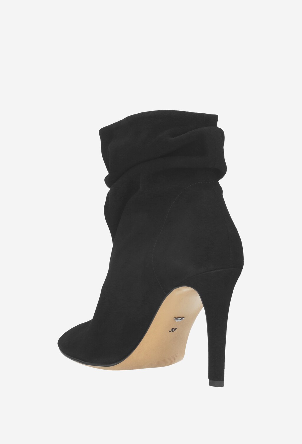 Czarne damskie botki 9520-61 Widok 4