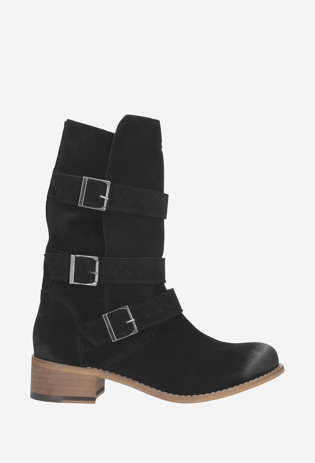 Czarne damskie botki 9510-61 Widok 1