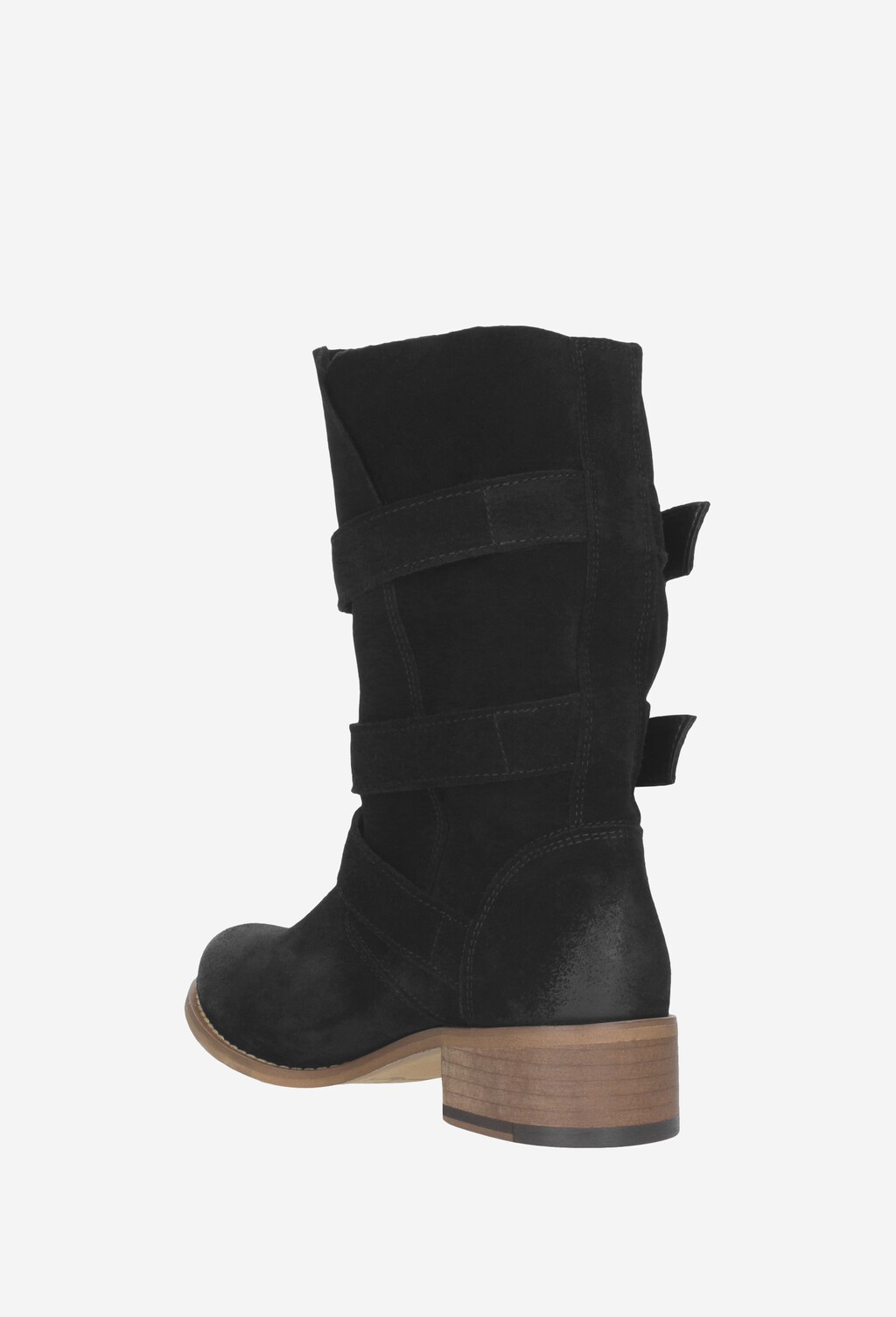 Czarne damskie botki 9510-61 Widok 3