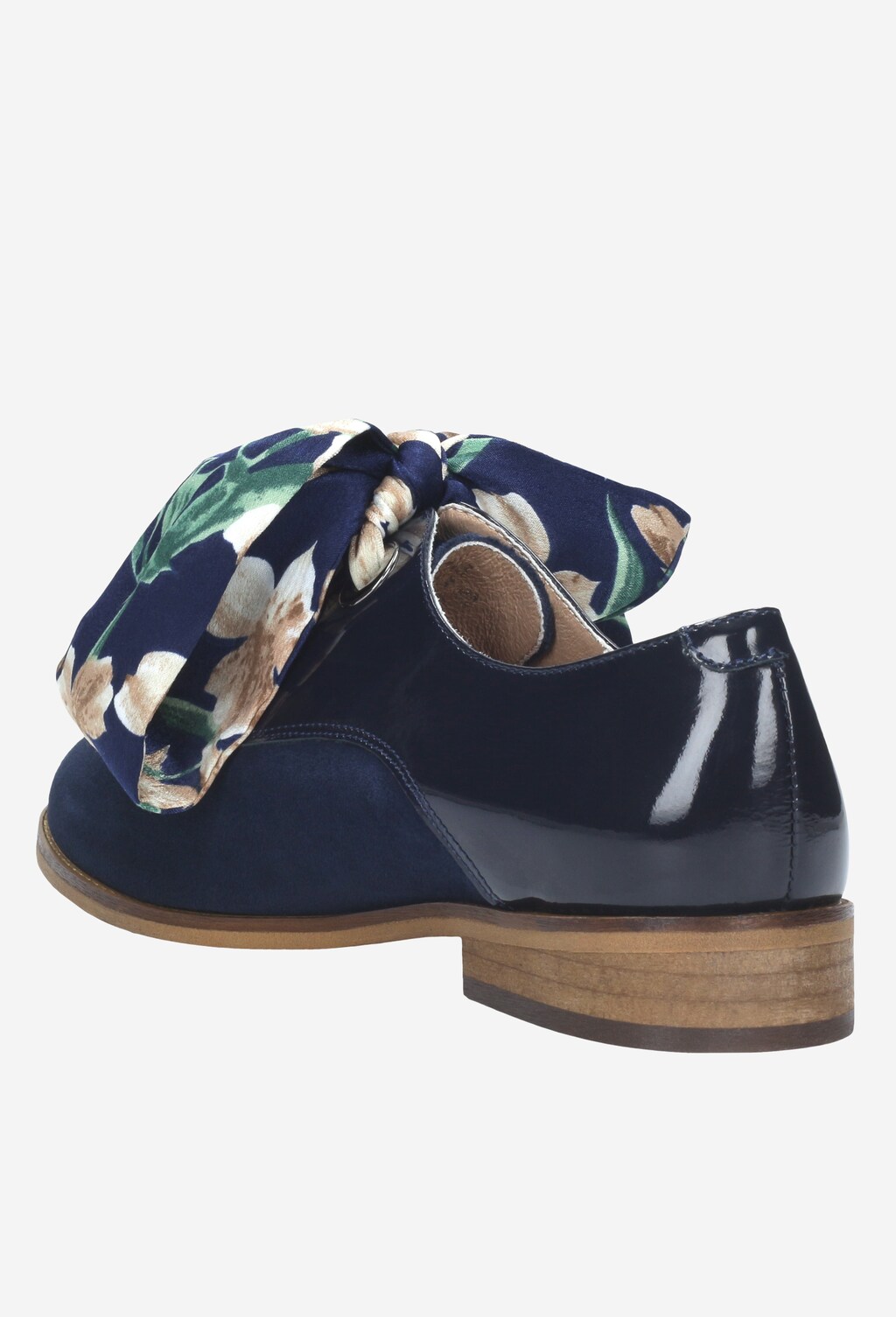 Granatowe półbuty damskie 9405-76 Widok 4