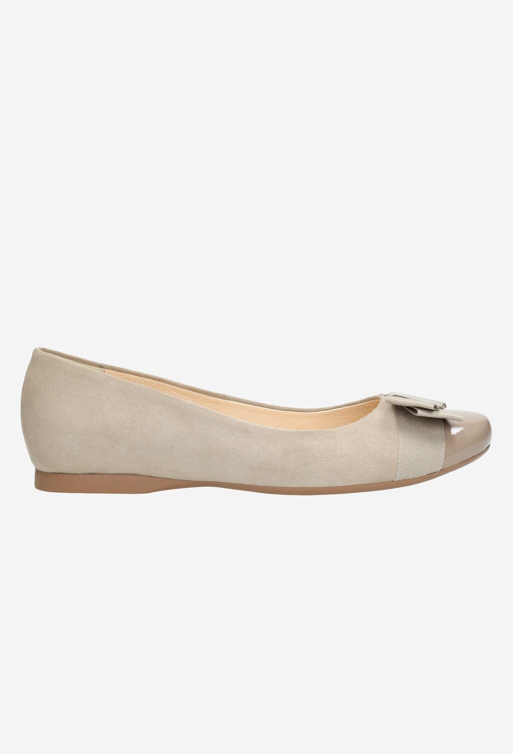 Béžové dámské baleríny 7430-74 Widok 2