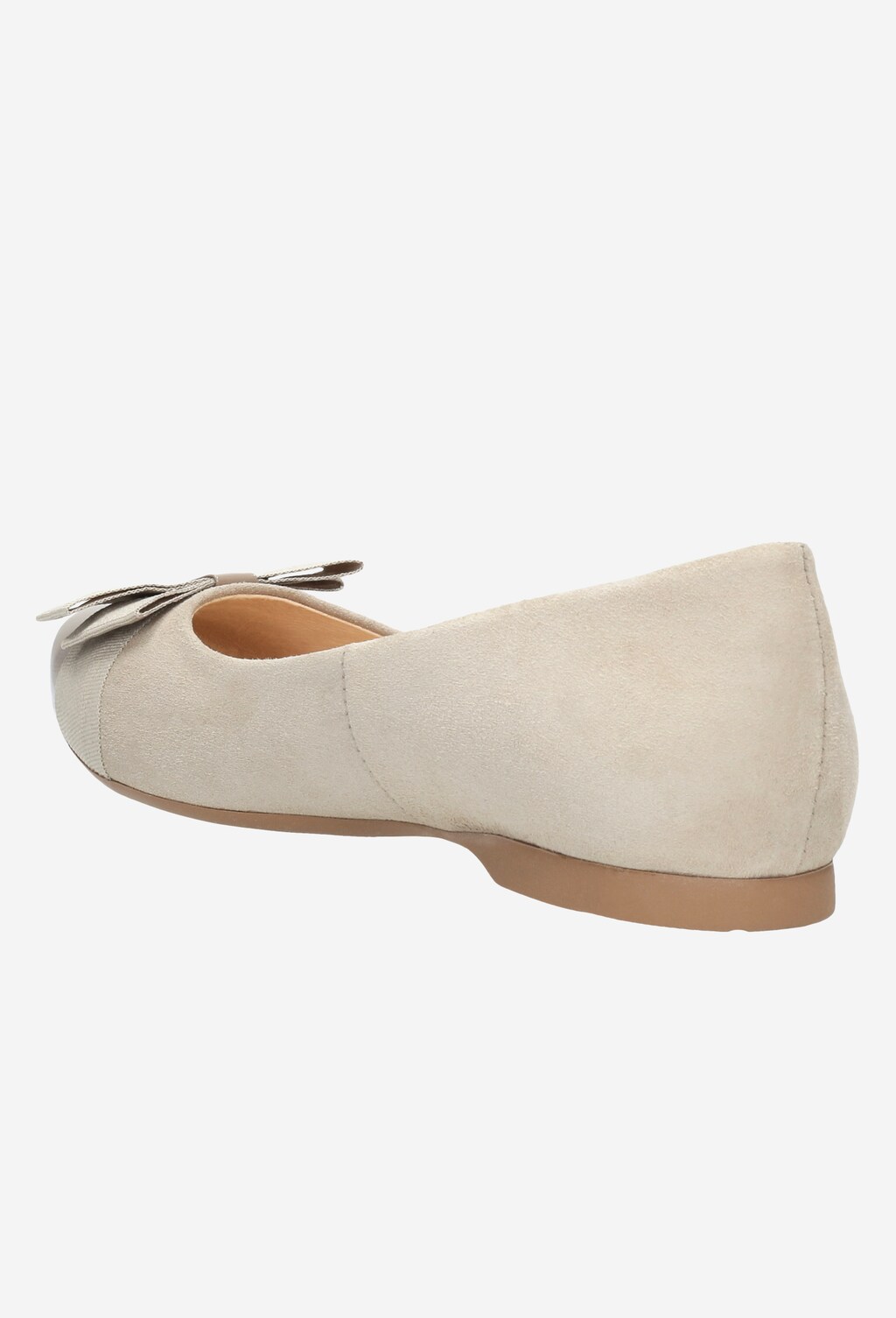 Béžové dámské baleríny 7430-74 Widok 4