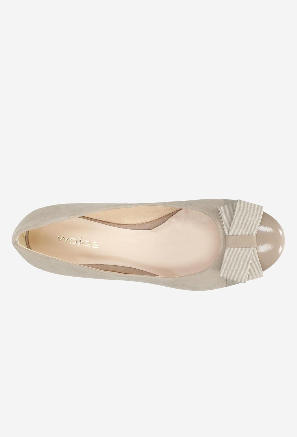 Béžové dámské baleríny 7430-74 Widok 5