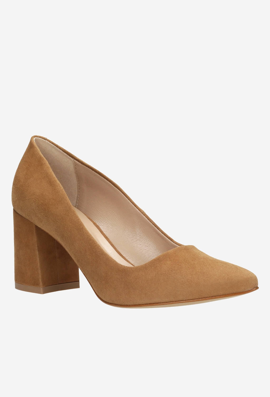 Jasnobrązowe człóenka damskie 9269-63 Widok 3