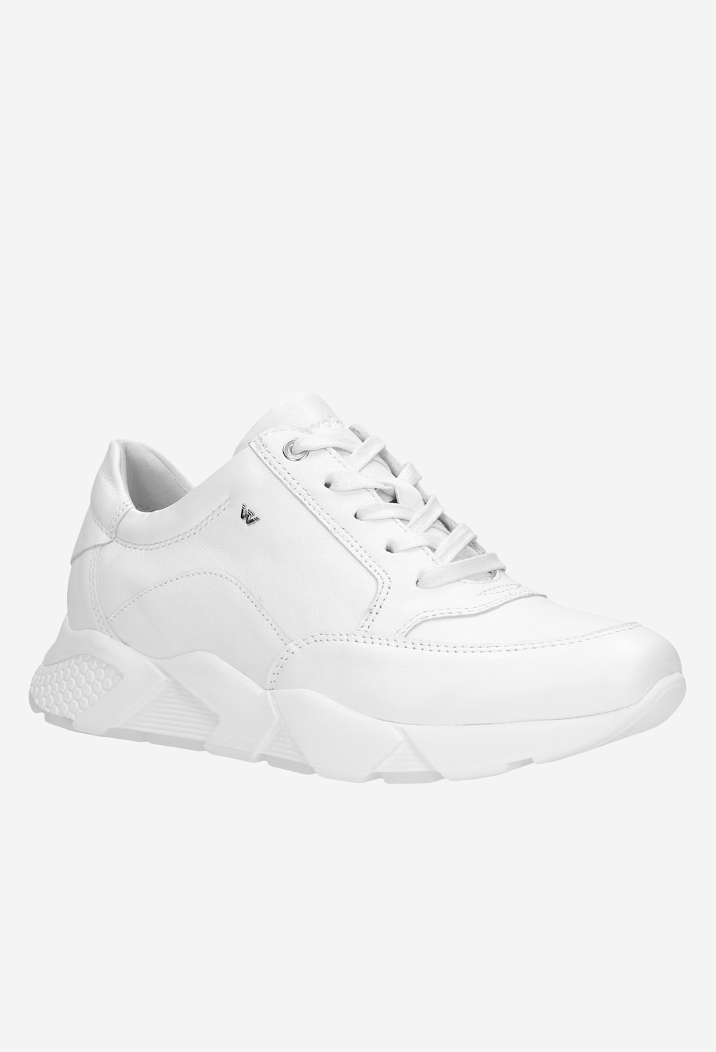 Sportovní dámské sneakersy z bílé kůže s podšívkou 9406-59 Widok 3