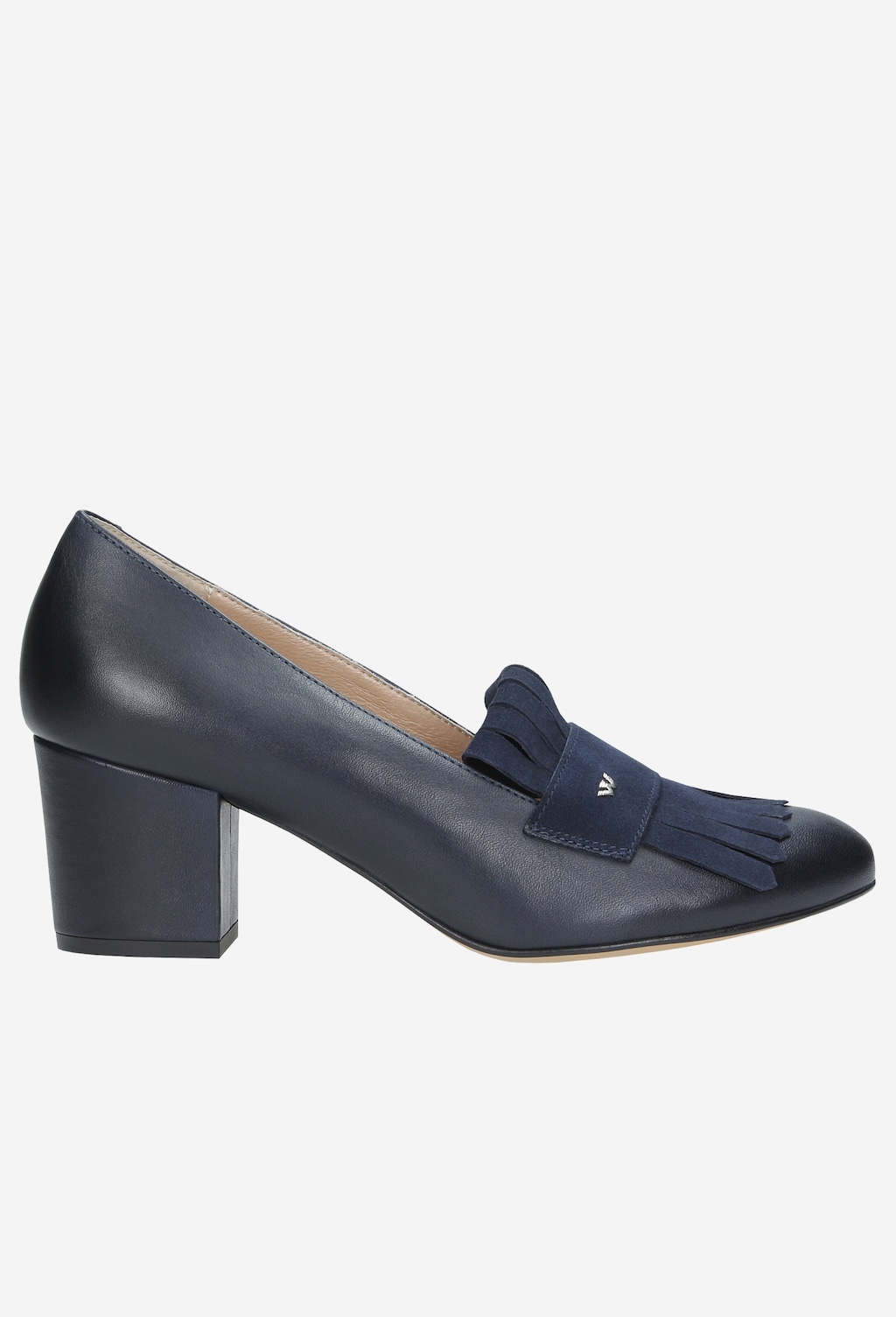 Granatowe półbuty damskie 9412-76 Widok 2