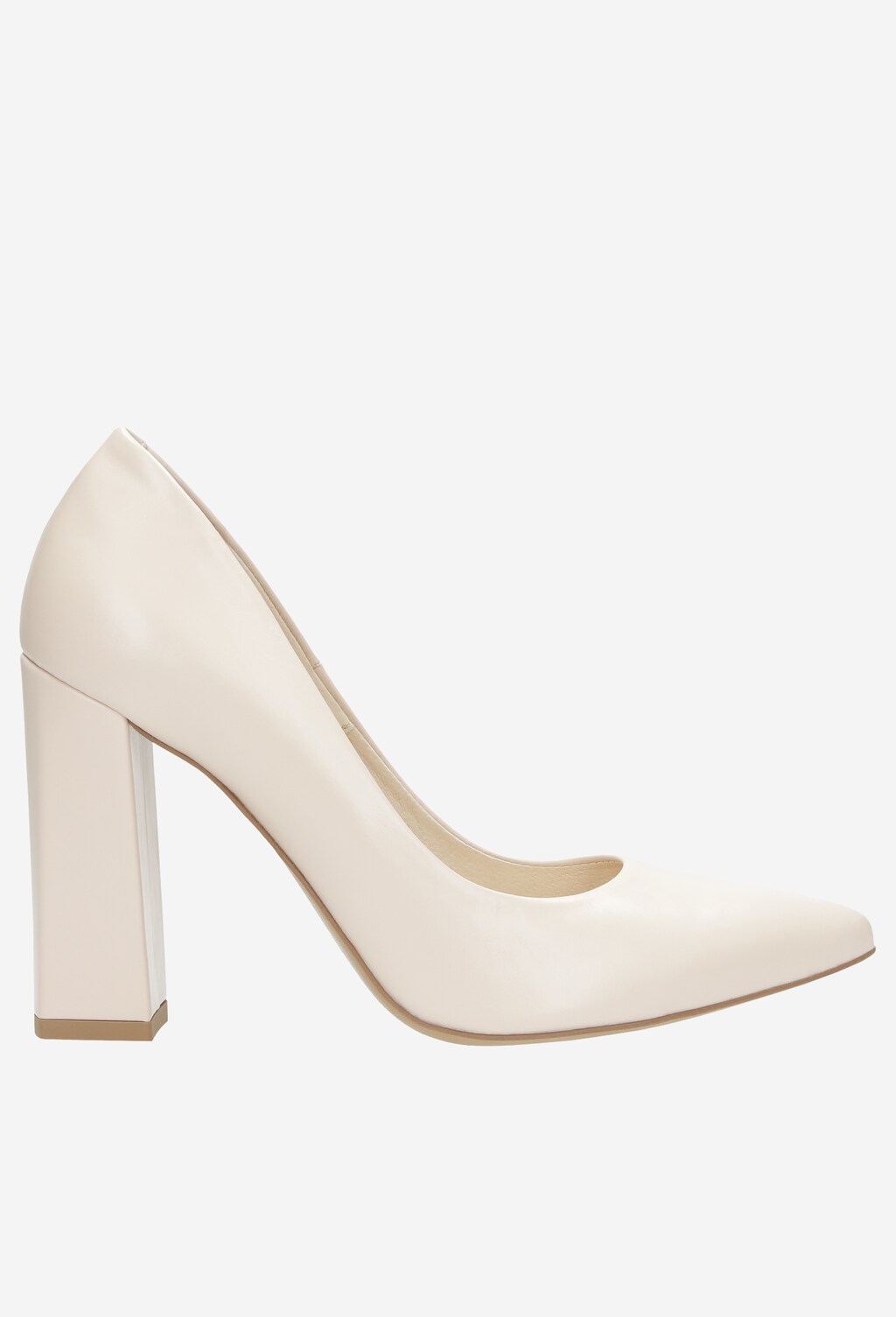 Stylové lodičky dámské z béžové lícové kůže 7381-54 Widok 2