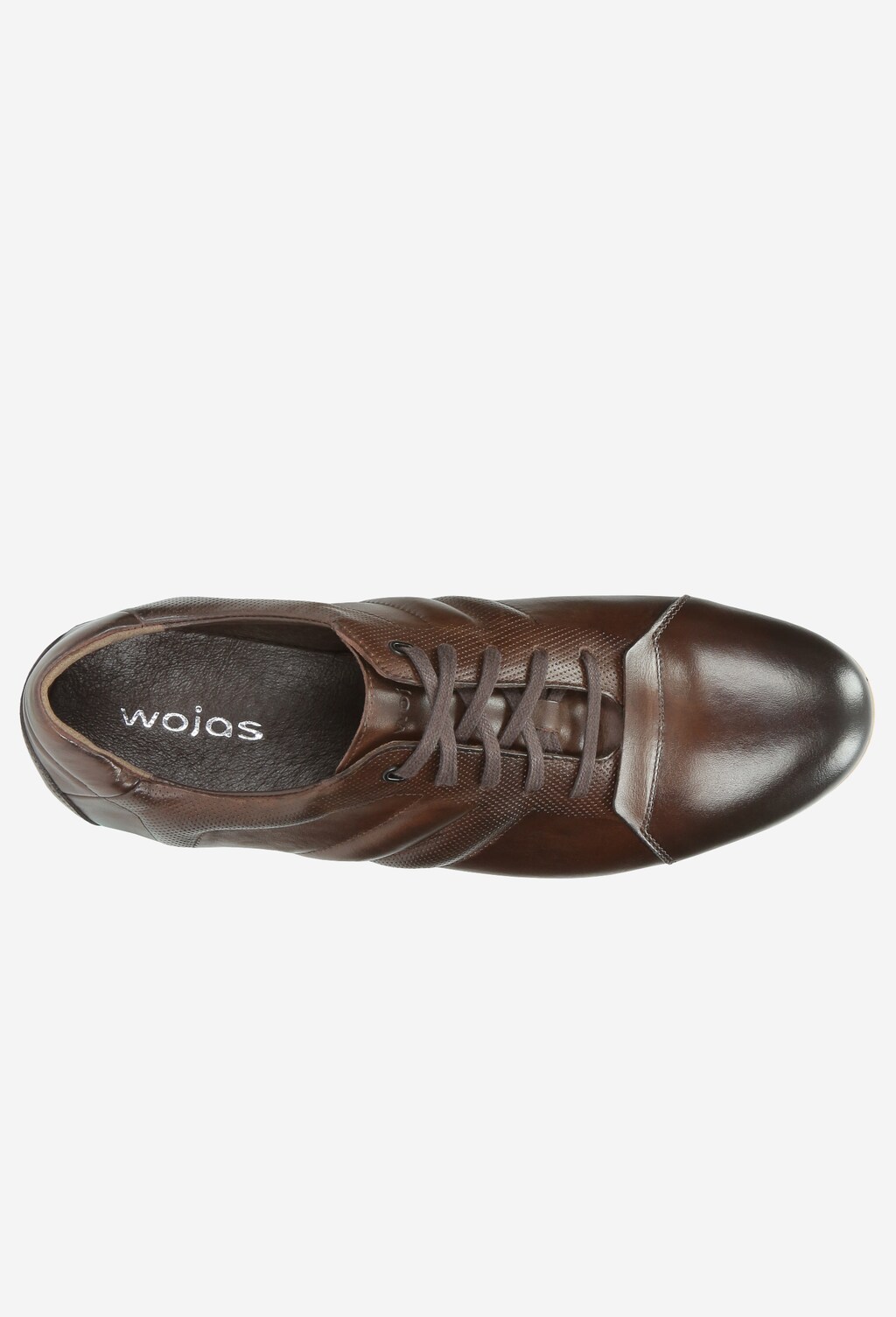Brązowe półbuty męskie 9045-52 Widok 5