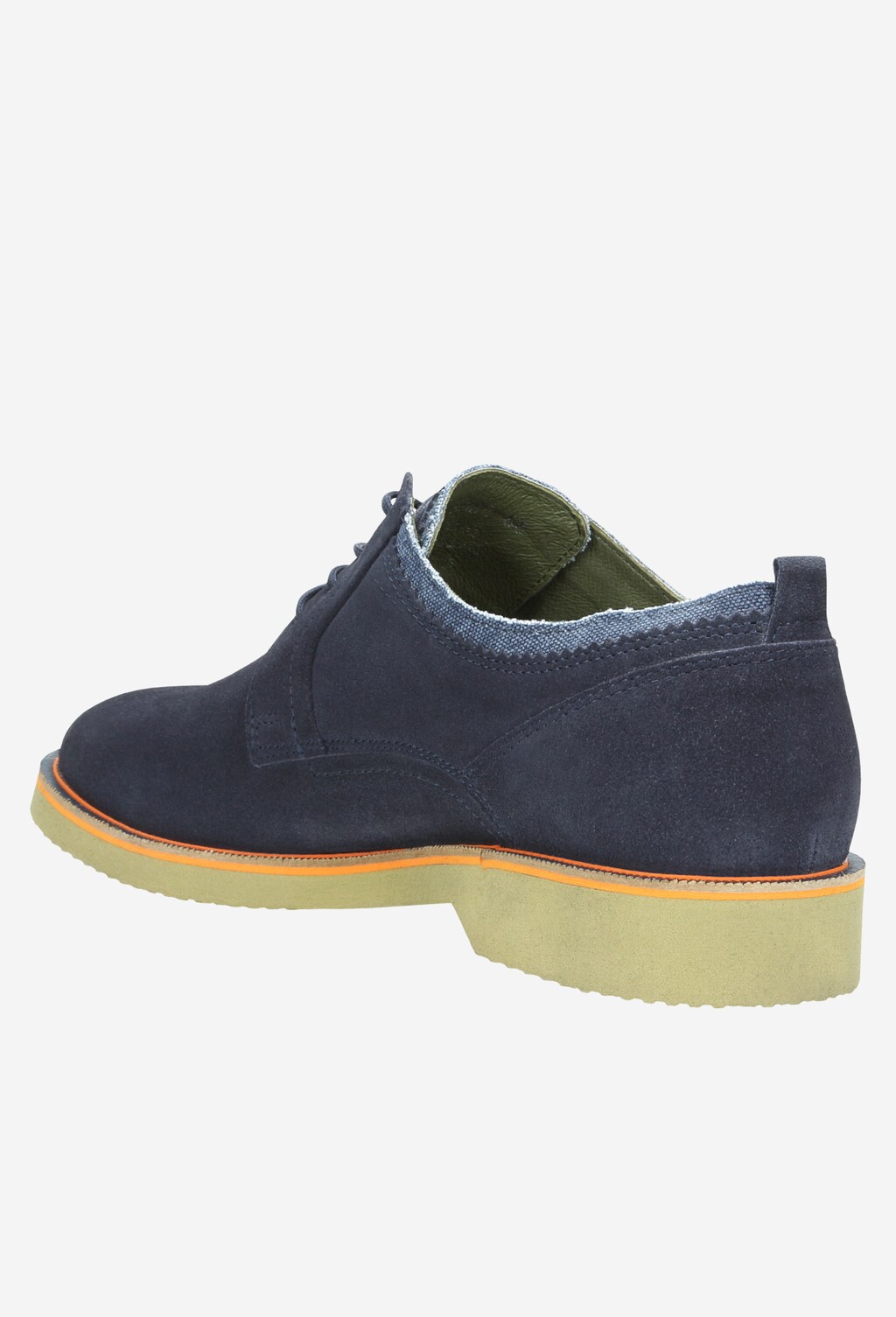 Granatowe półbuty męskie 9008-66 Widok 4