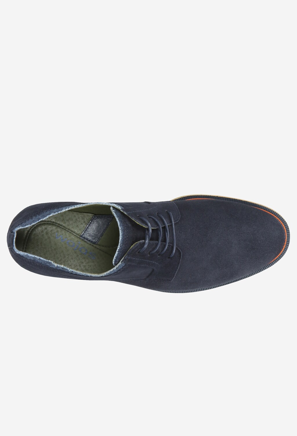 Granatowe półbuty męskie 9008-66 Widok 5
