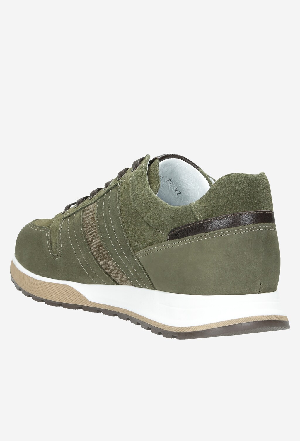 Zielone półbuty męskie 9020-77 Widok 4