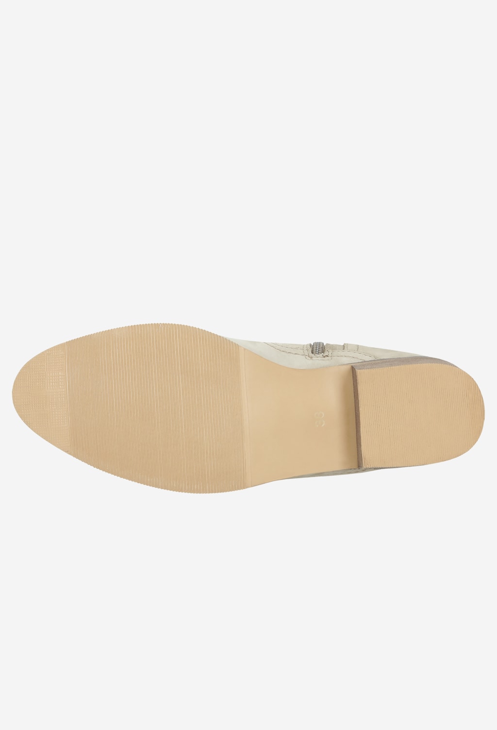 Beżowe botki damskie 9529-24 Widok 5