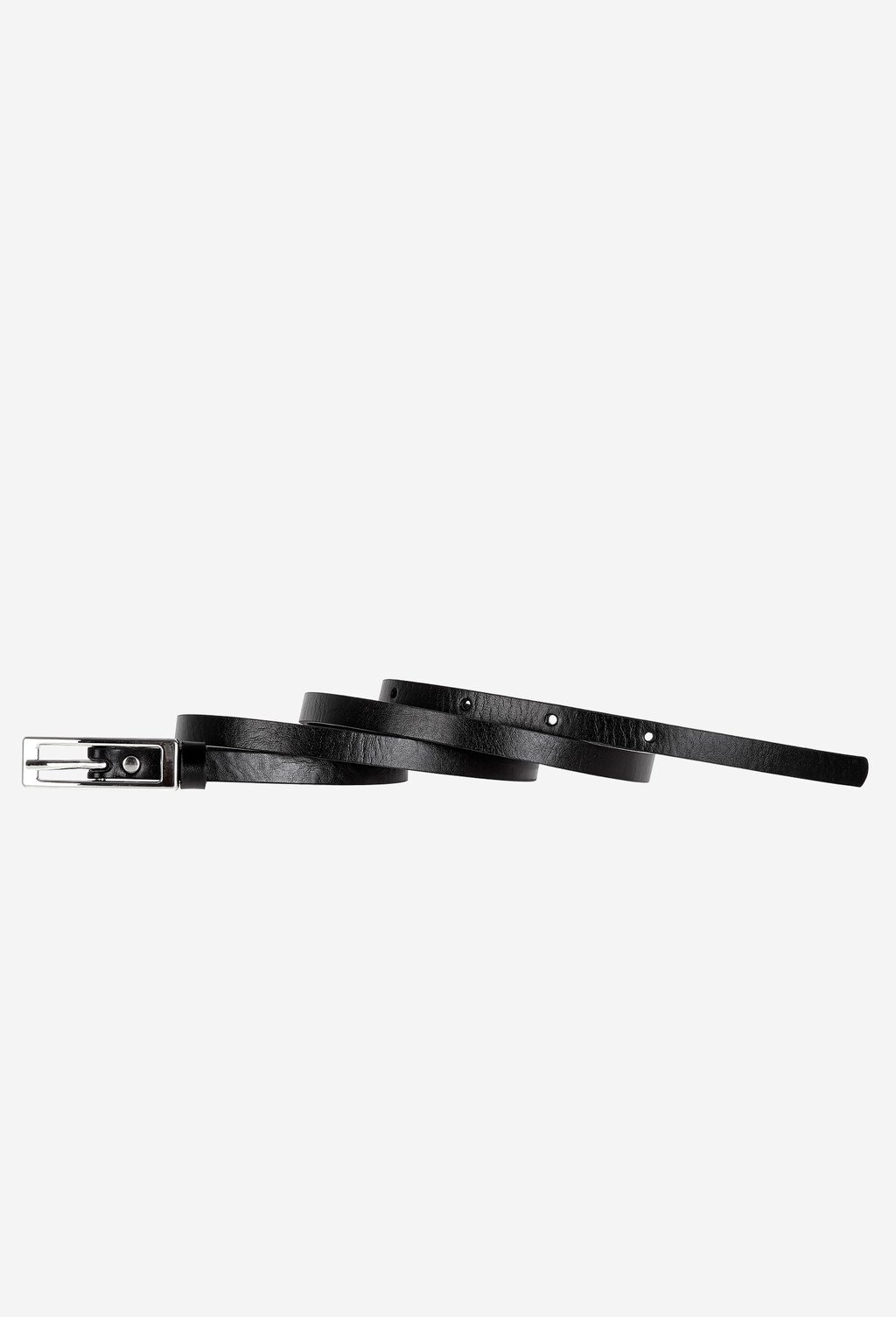 Czarny pasek damski 9962-51 Widok 2