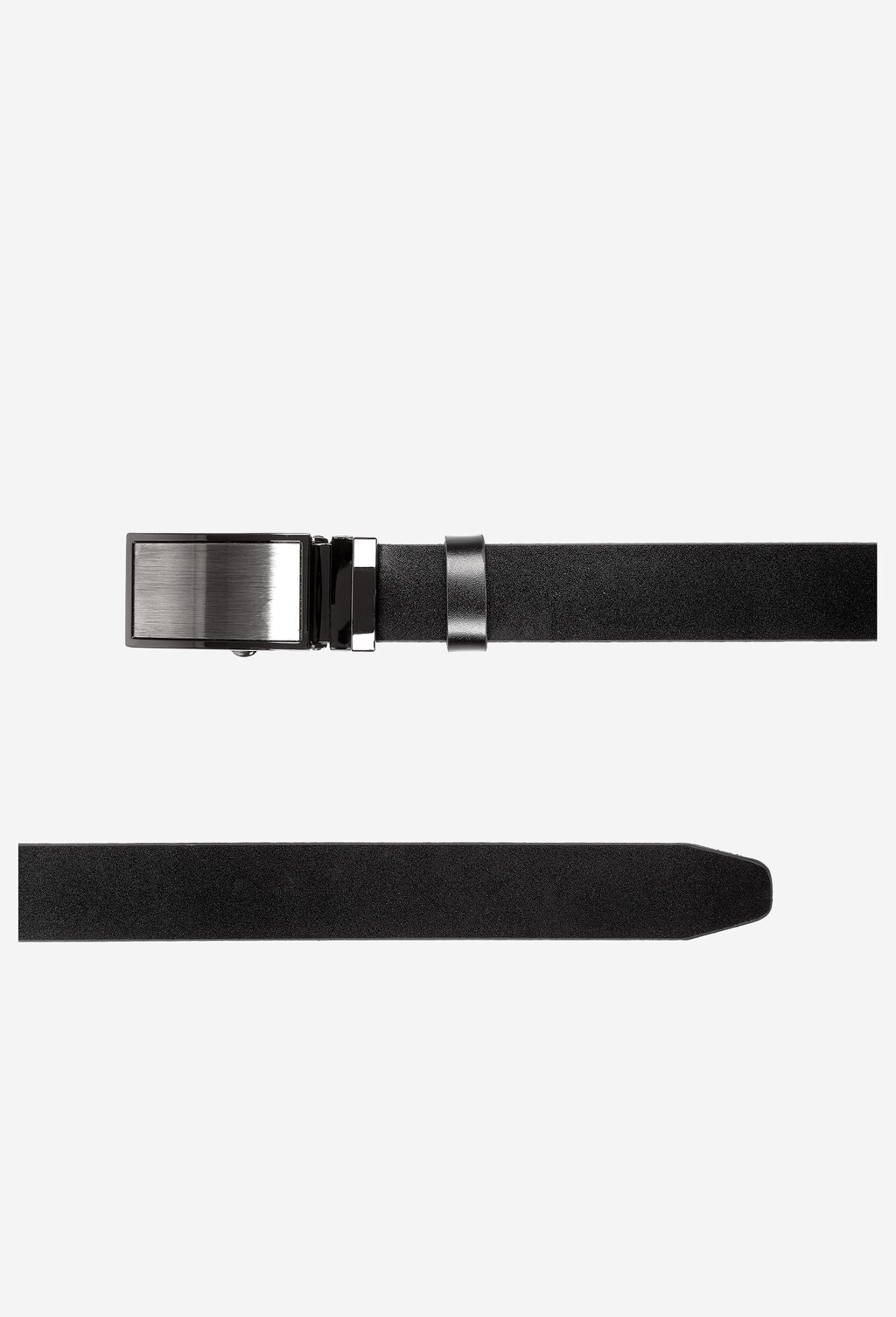 Czarny pasek męski 9964-51 Widok 4