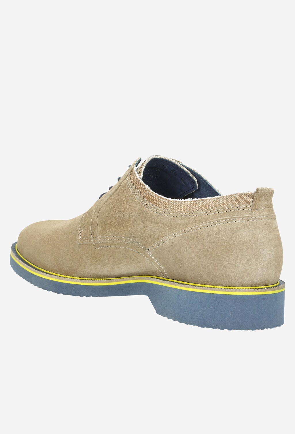 Beżowe półbuty męskie 9008-64 Widok 4