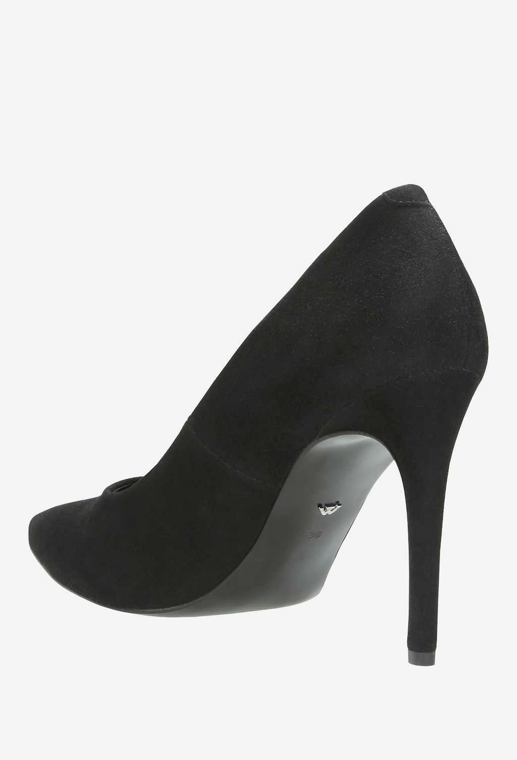 Czarne czółenka damskie 9280-61 Widok 4