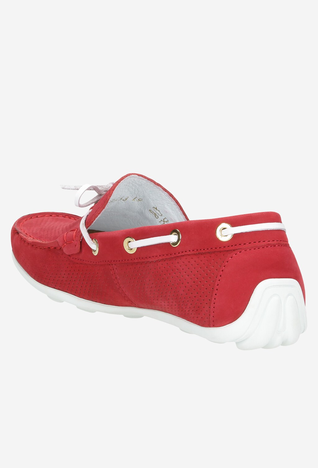 Czerwone półbuty damskie 9422-25 Widok 3