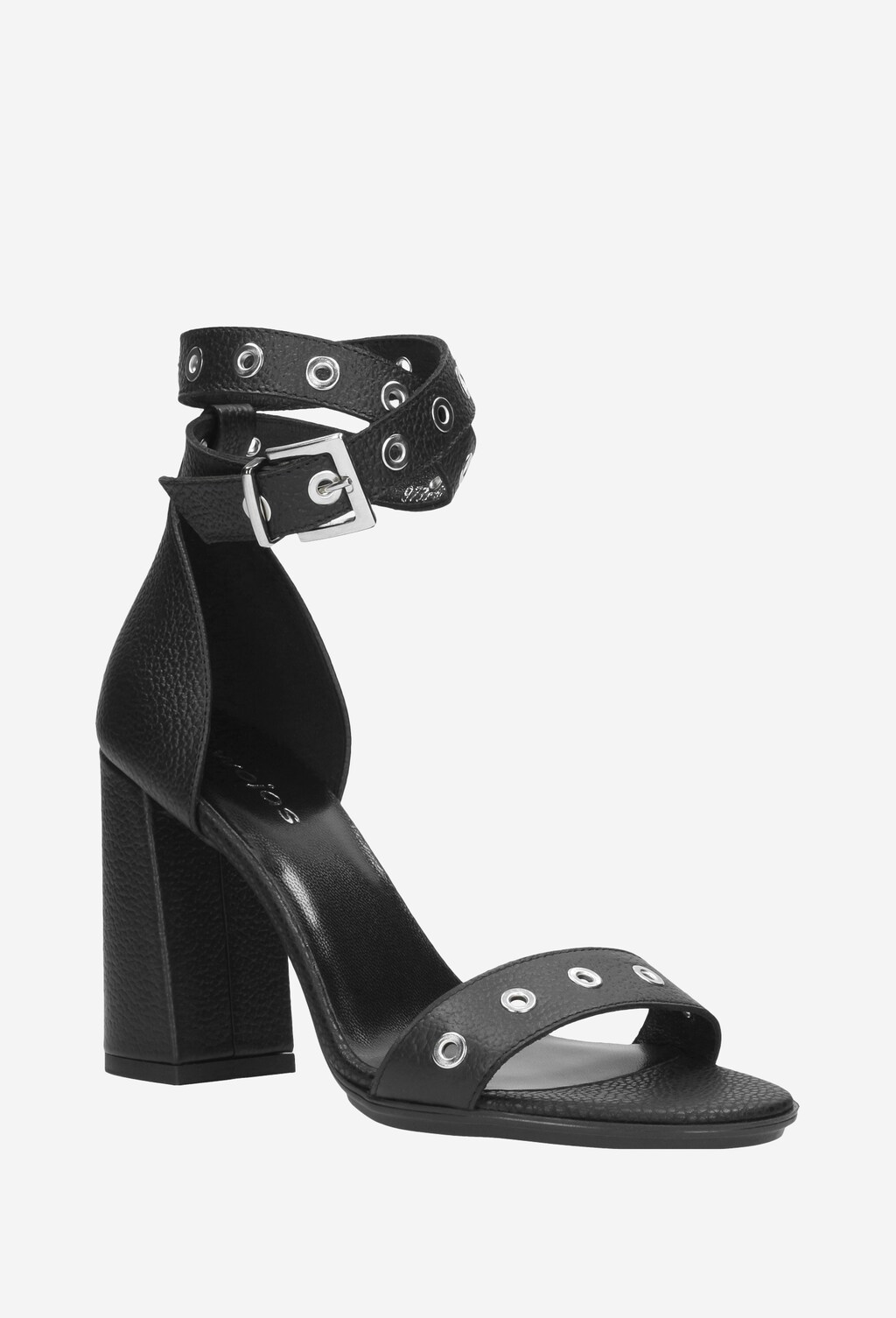 Czarne sandały 9733-51 Widok 2