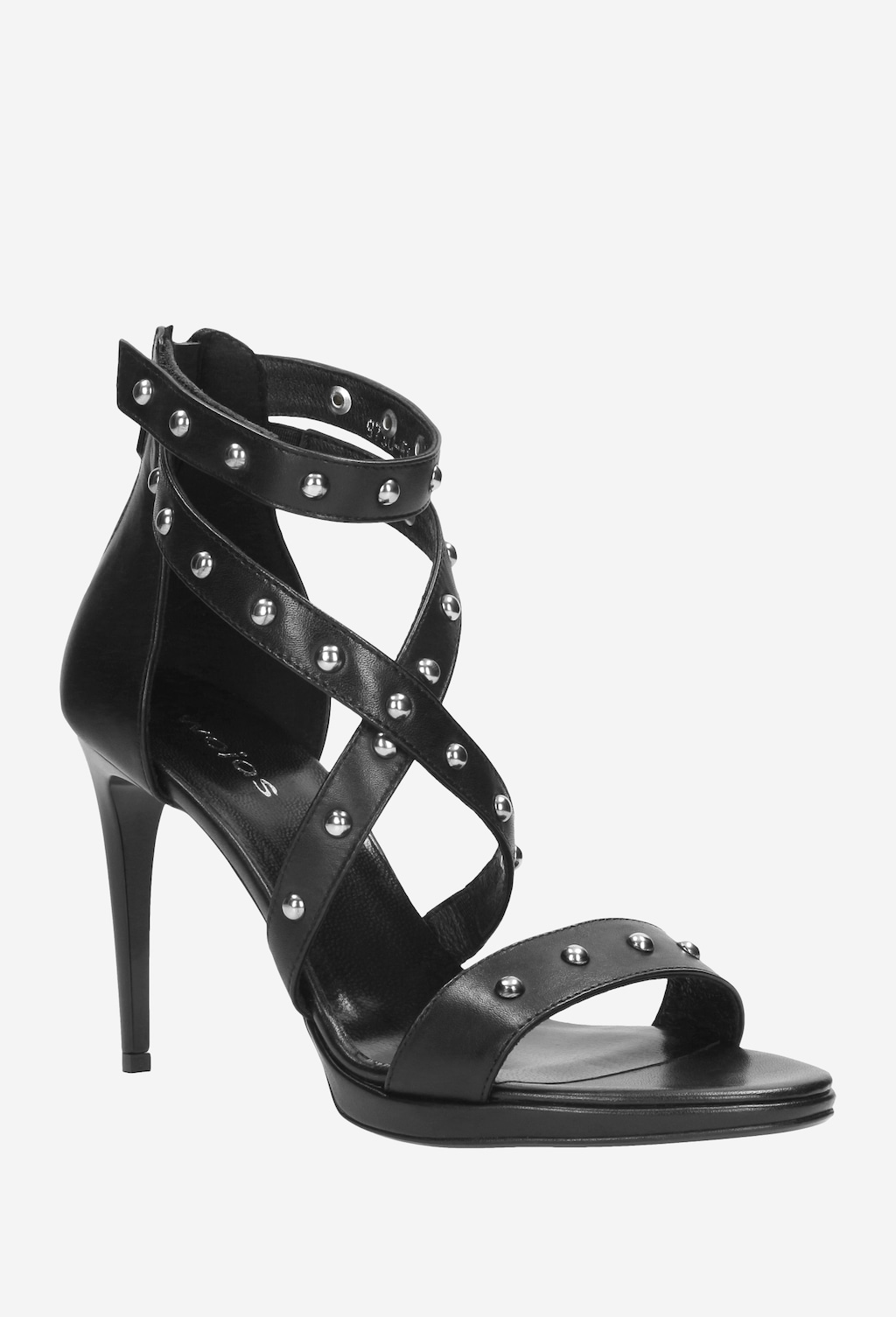 Czarne sandały 9730-51 Widok 2