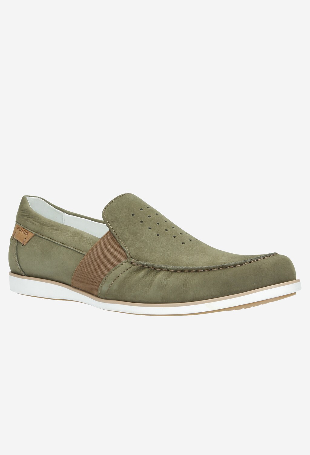 Zielone półbuty męskie 9041-77 Widok 3