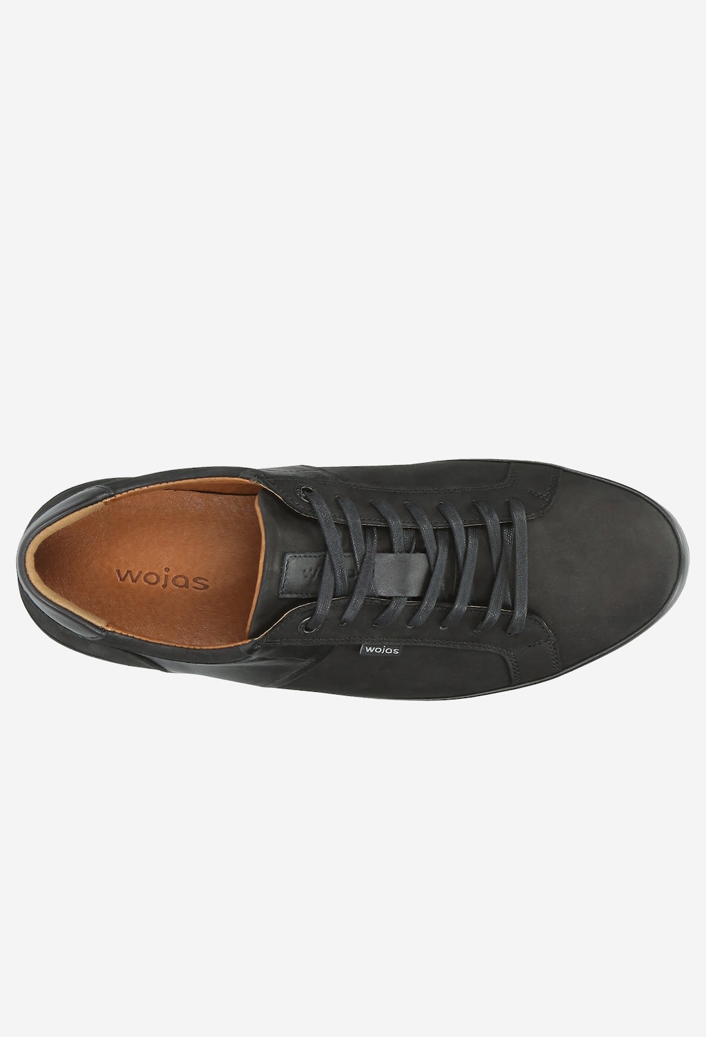 Czarne półbuty męskie 9046-71 Widok 5