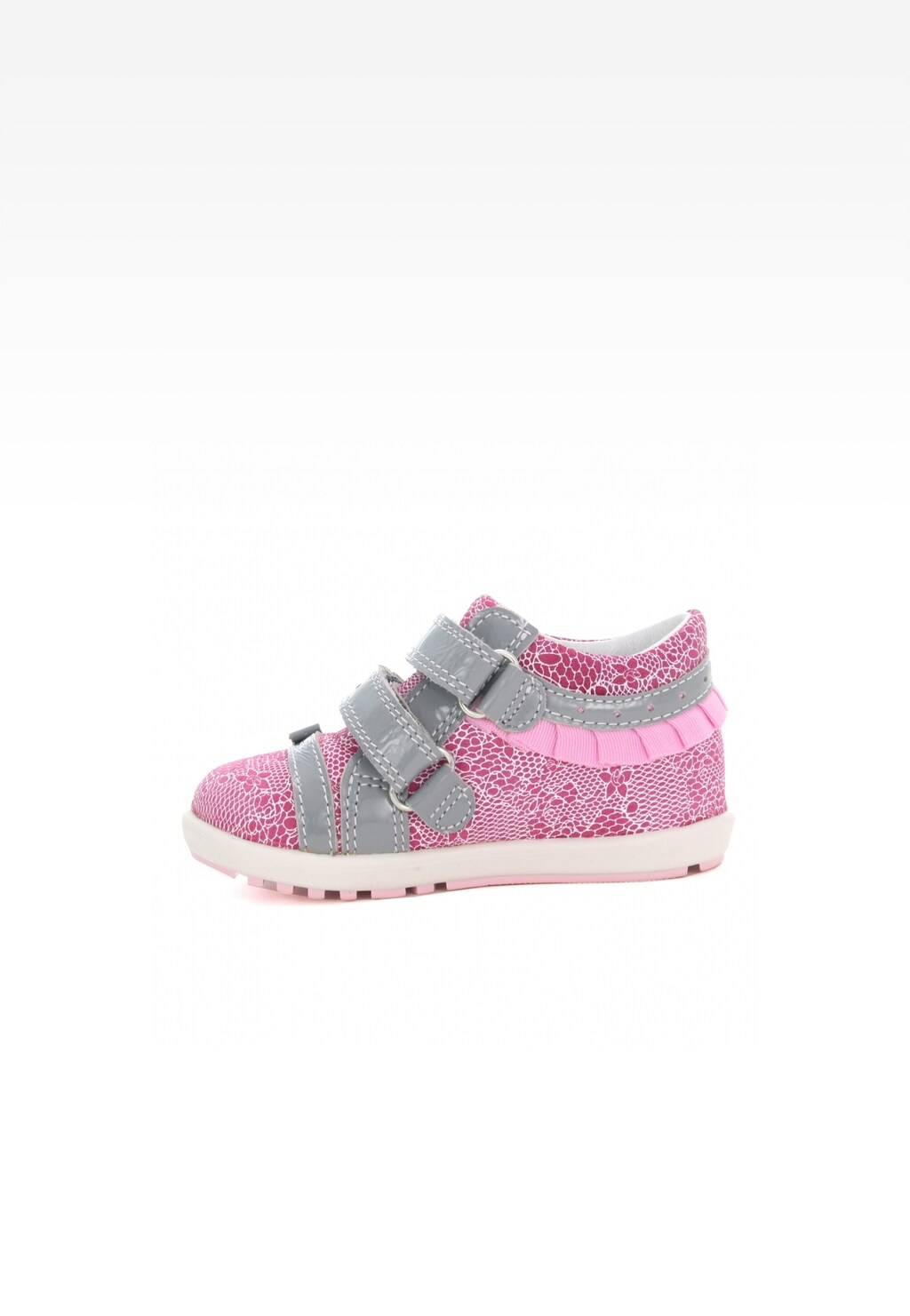 Mini first steps BARTEK W-11733-5/V14, dla dziewcząt, różowo-szary Widok 4