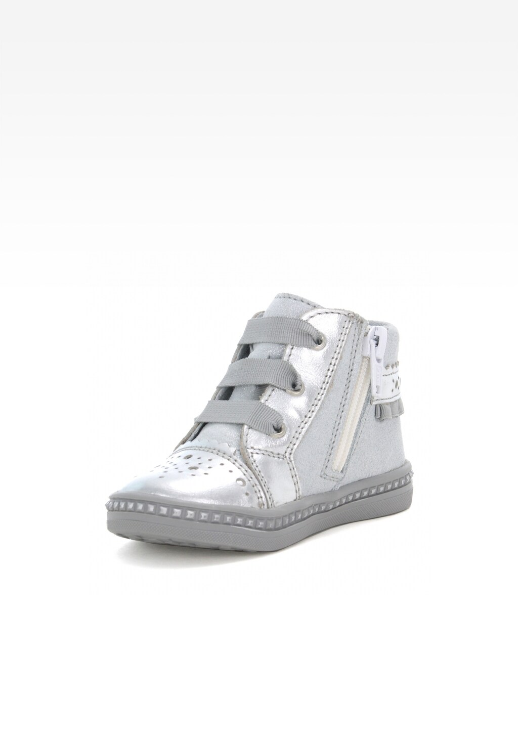 Trzewiki BARTEK W-51846/12D, dla dziewcząt, srebrny Widok 3