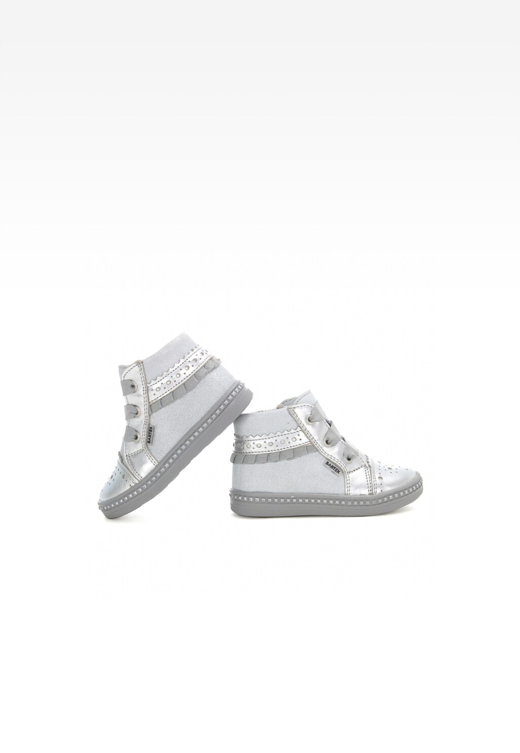 Trzewiki BARTEK W-51846/12D, dla dziewcząt, srebrny Widok 6