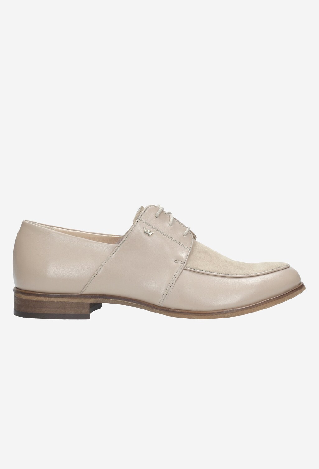 Beżowe półbuty damskie 9414-74 Widok 1