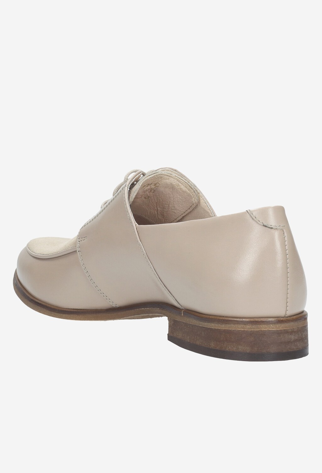 Beżowe półbuty damskie 9414-74 Widok 3