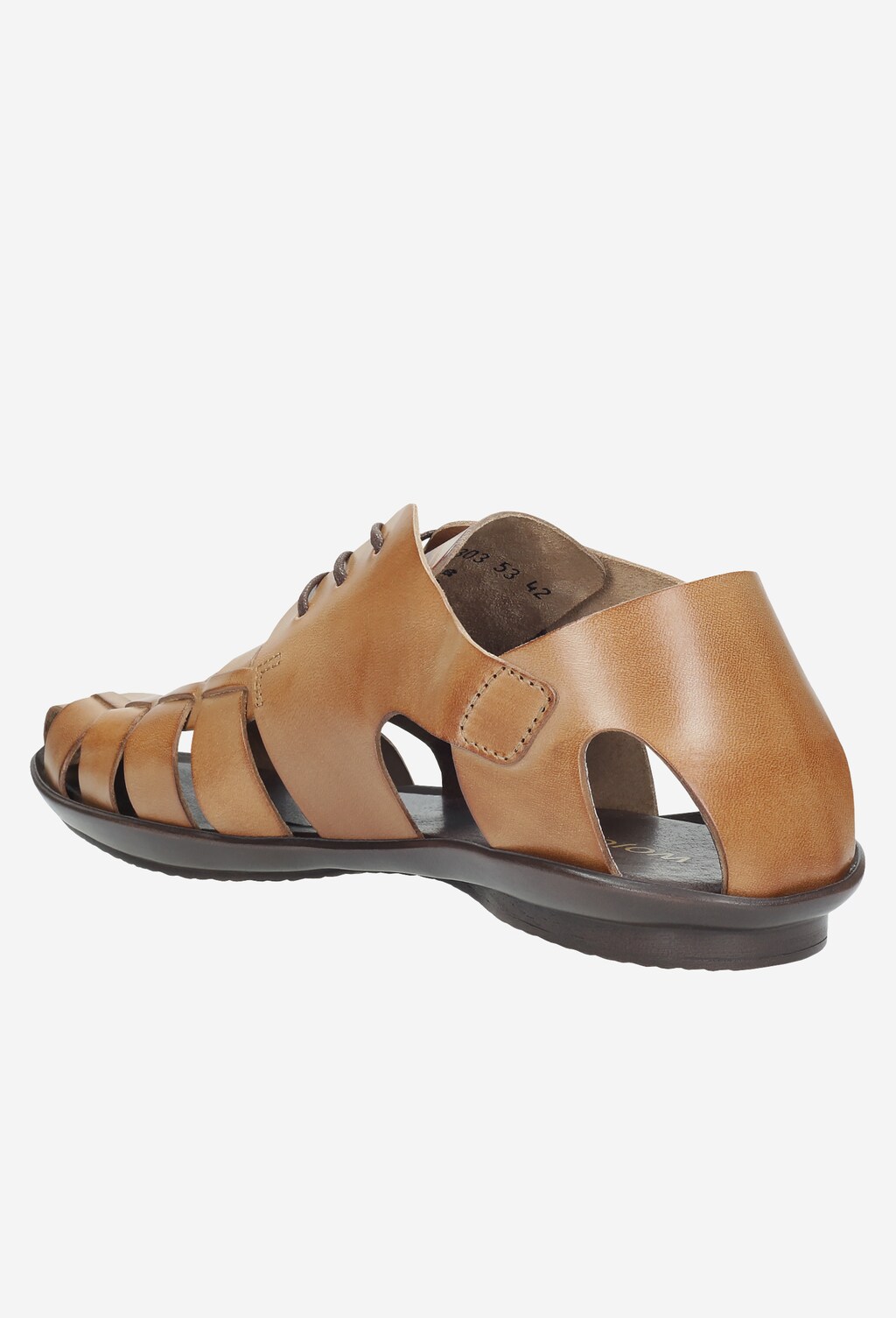 Jasnobrązowe sandały męskie 8303-53 Widok 3