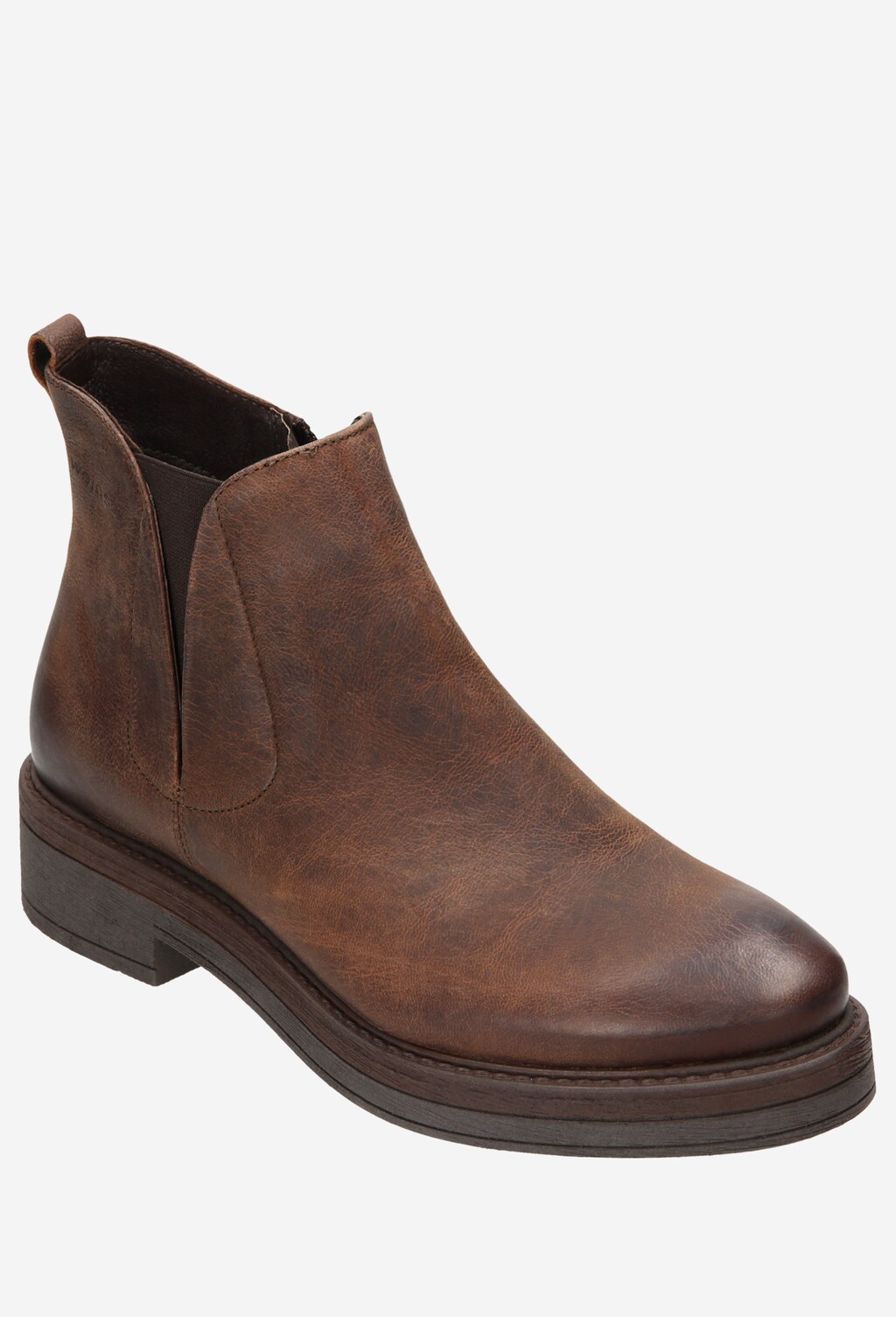 Brązowe botki damskie 6619-52 Widok 2