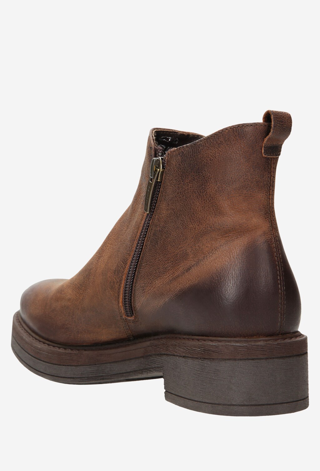 Brązowe botki damskie 6619-52 Widok 3