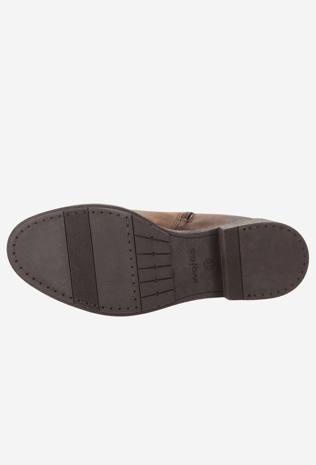 Brązowe botki damskie 6619-52 Widok 5