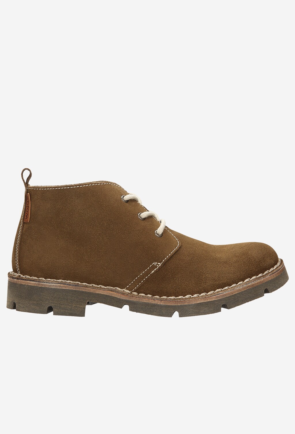 Beżowe trzewiki męskie 7203-33 Widok 1