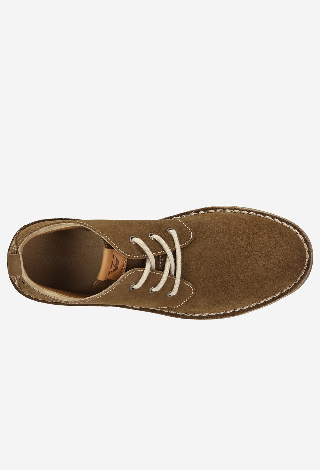 Beżowe trzewiki męskie 7203-33 Widok 4