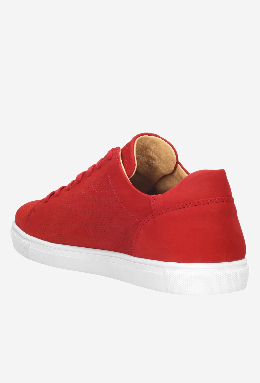 Czerwone półbuty męskie 7014-25 Widok 3