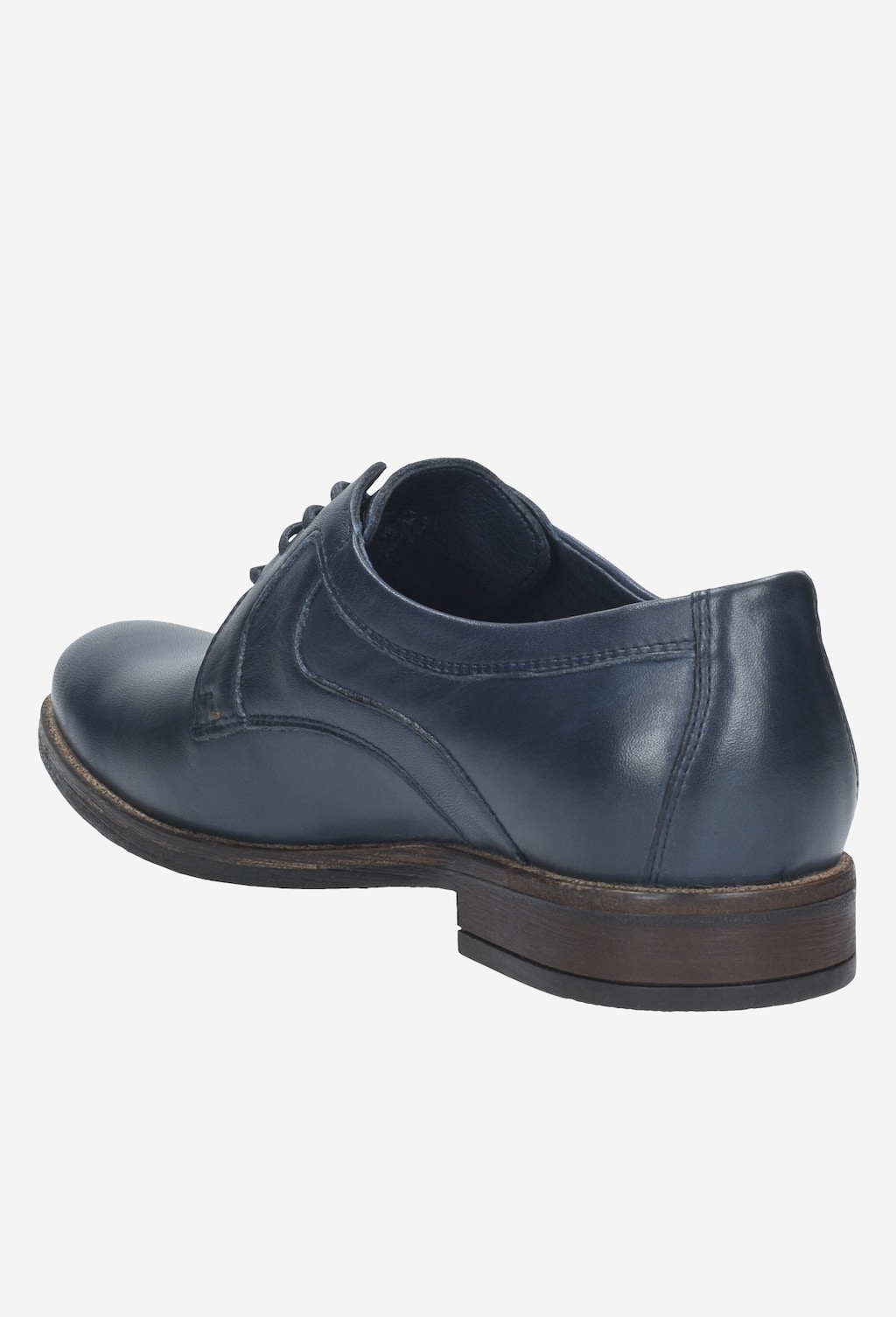 Granatowe półbuty męskie 9011-56 Widok 4