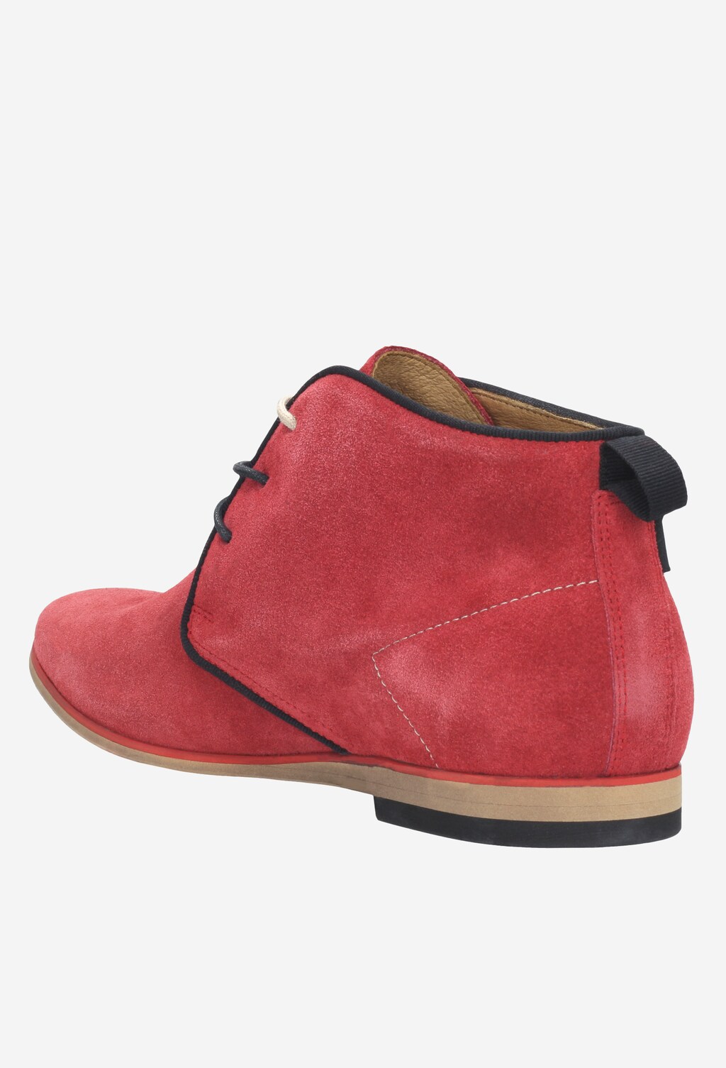 Czerwone męskie trzewiki 4252-65 Widok 3
