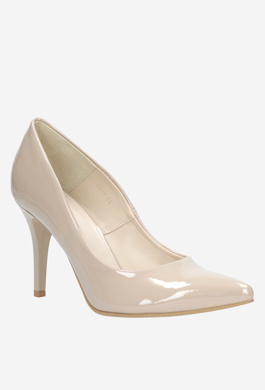 Beżowe damskie czółenka 4421-34 Widok 3