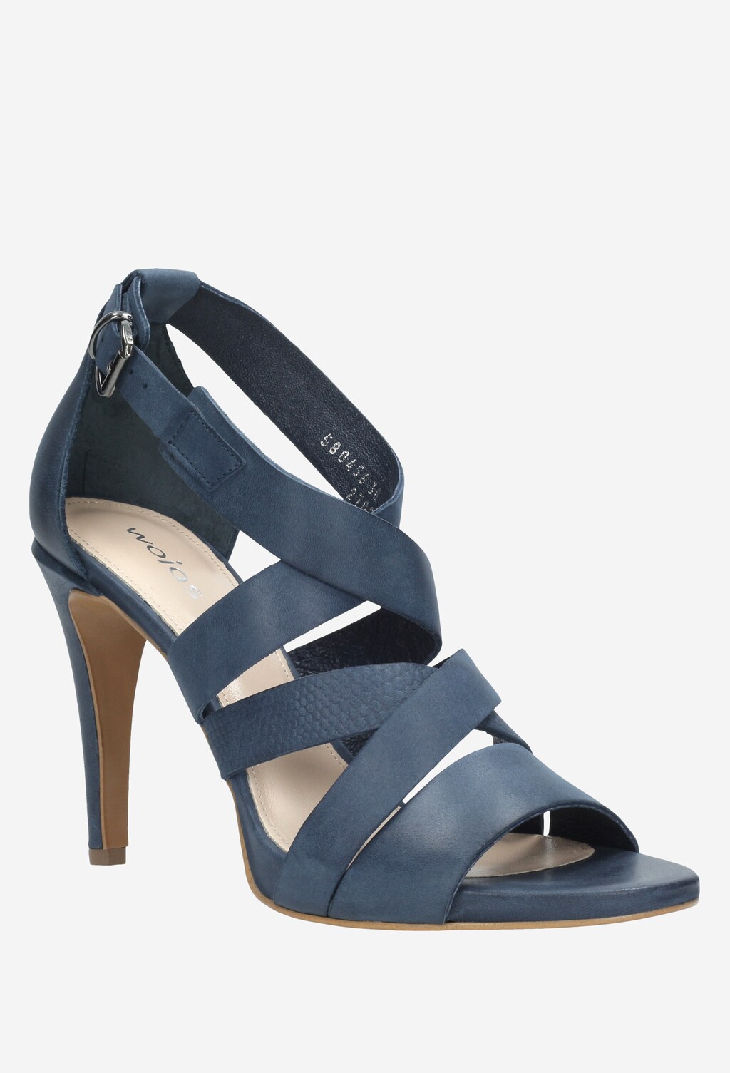 Granatowe sandały damskie 5804-56 Widok 2