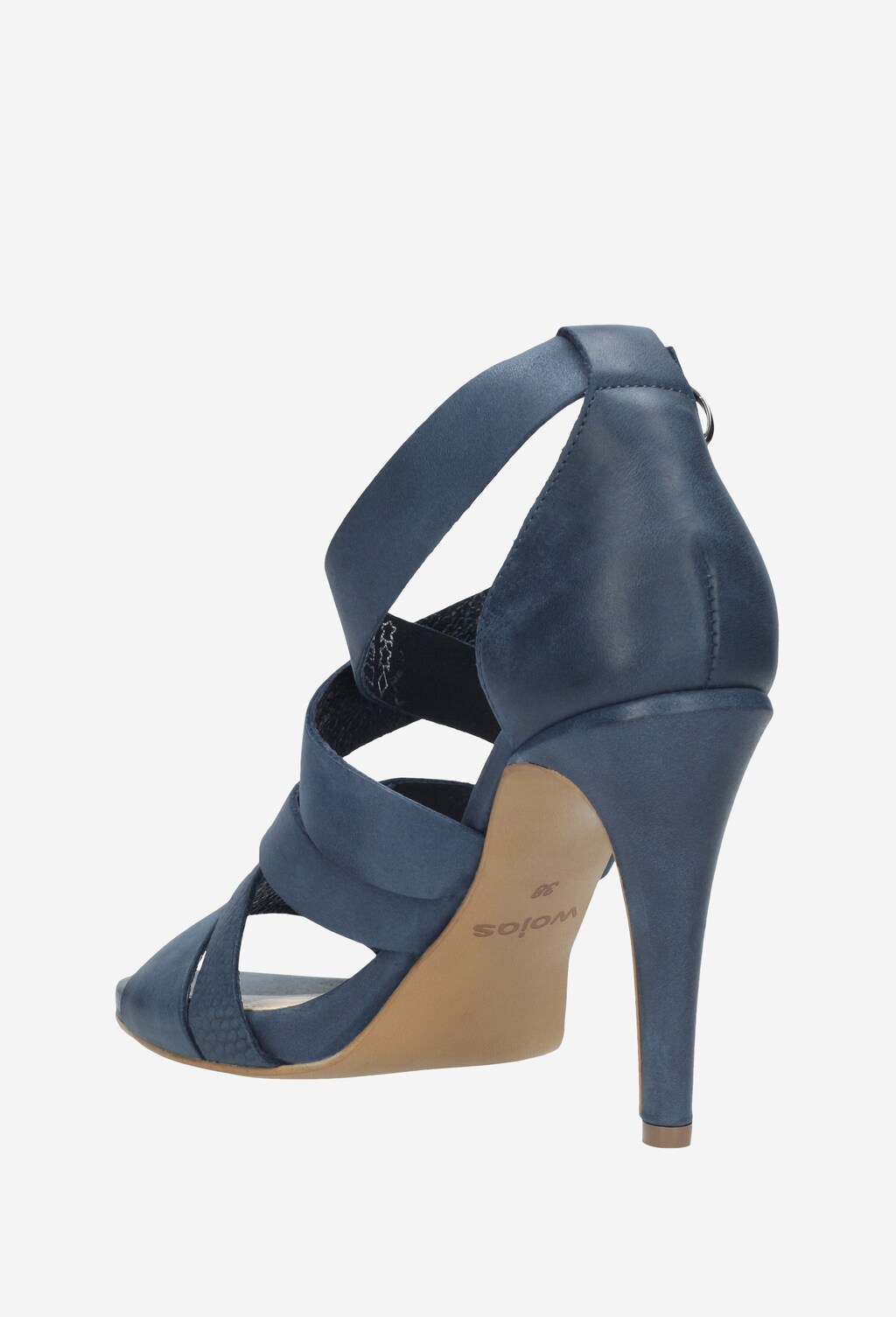 Granatowe sandały damskie 5804-56 Widok 3