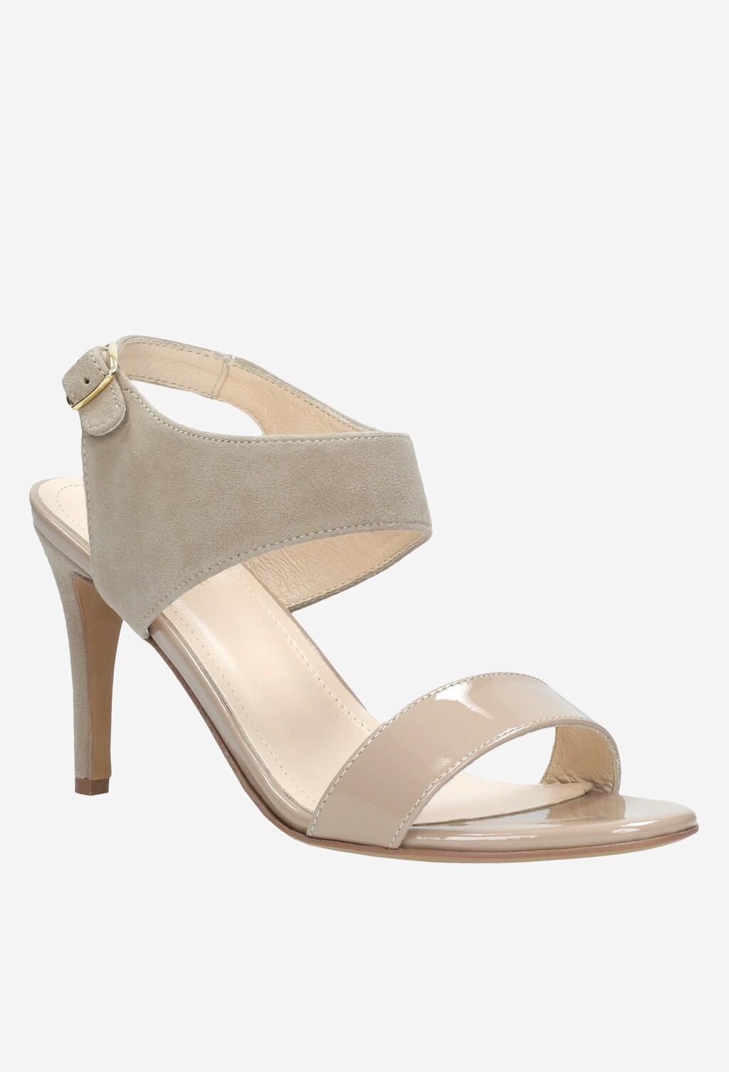 Beżowe sandały damskie 8780-74 Widok 2