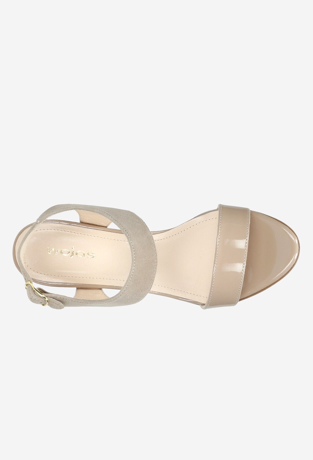 Beżowe sandały damskie 8780-74 Widok 4