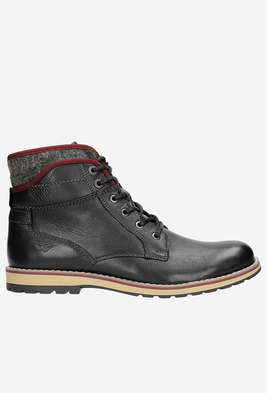 Czarne męskie trzewiki 4299-51 Widok 1